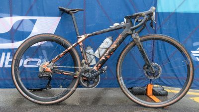 Prototype Canyon gravel bike spotted at Unbound