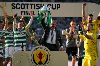 10 of the best Celtic Treble pictures including telling Ange Postecoglou moment