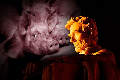 Abraham Lincoln, pig torturer?
