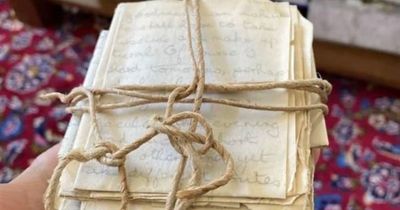 Woman's life turns into 'romance movie' after discovery of love letters in her walls