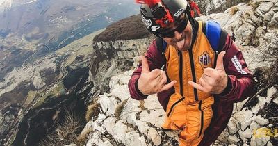 Brit base jumper falls 400m to his death after launching off mountain in wing suit