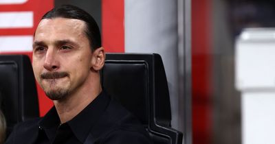 Zlatan Ibrahimovic in tears as he announces retirement from football