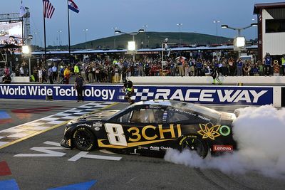 Busch survives multiple restarts for Cup win at Gateway