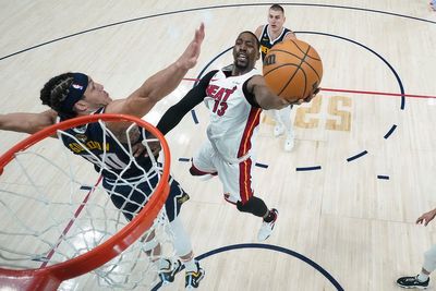 Miami Heat rally late against Denver Nuggets to even NBA finals series