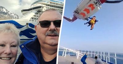 Man airlifted off ship and left 800 miles from home after pulling a muscle