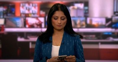 BBC News presenter caught off-guard as viewers spot live on-air blunder