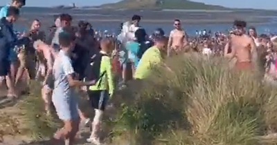 Gardai rush to scene of mass brawl on Dublin beach