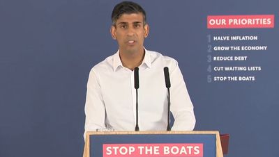 Rishi Sunak says refugees must share hotel rooms in central London after Pimlico protest