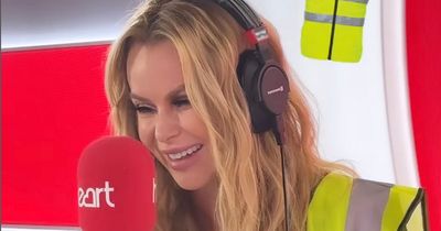 Amanda Holden presents Heart Breakfast hungover with only TWO hours sleep after BGT