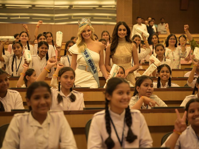 ‘I ran straight to my mom and I was panicking’: Miss World Karolina Bielawska opens up about her first period experience while raising awareness about menstrual hygiene