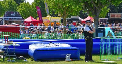 Dad recalls frenzied attempt to 'catch' boy swept '20 meters' into the air in zorb ball