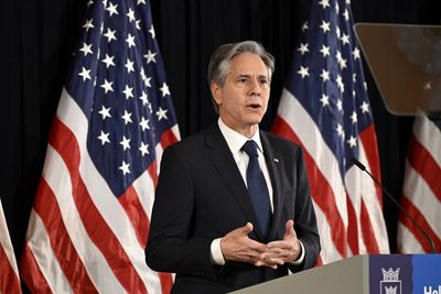 Blinken takes aim at Israeli settlements; says US will press ahead with Israel-Saudi normalization
