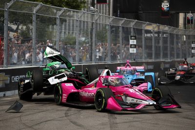Kirkwood explains IndyCar Detroit GP recovery after losing wing in shunt