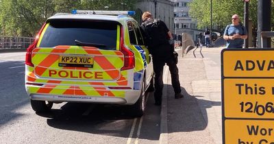 Why armed police were seen on Bristol Bridge this afternoon