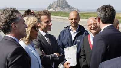 Macron marks 1,000 year anniversary of iconic Mont-Saint-Michel