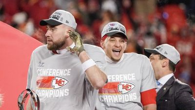 Patrick Mahomes, Travis Kelce Share Hilarious Moment During Chiefs’ White House Visit