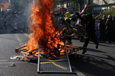 French pension reform protesters briefly storm 2024 Olympics headquarters