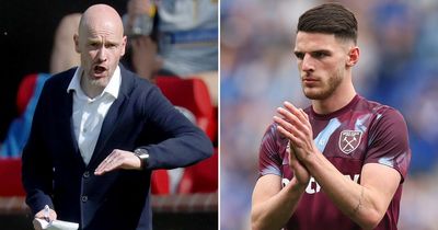 Erik ten Hag makes clear Man Utd transfer priority with chiefs 'divided' on Declan Rice