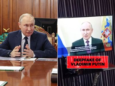 Deepfake Vladimir Putin declares martial law and says Russia is under attack