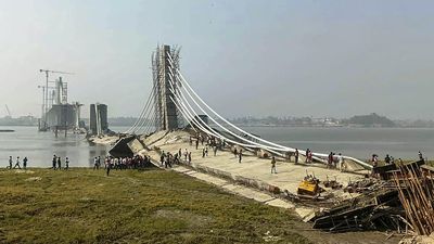 Bihar bridge collapse | construction company gets show cause notice; engineer suspended