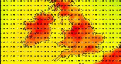 Weather maps show Ireland getting even hotter but surprise twist could change everything