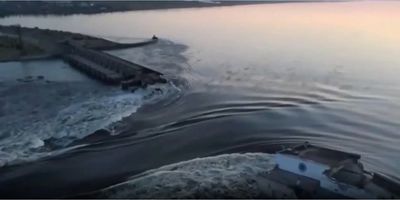 Ukraine blames Russia for blowing up a major southern dam