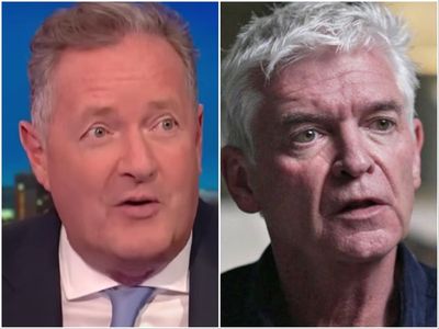 Piers Morgan says Phillip Schofield is ‘broken’ and urges ‘baying mob’ to lay off