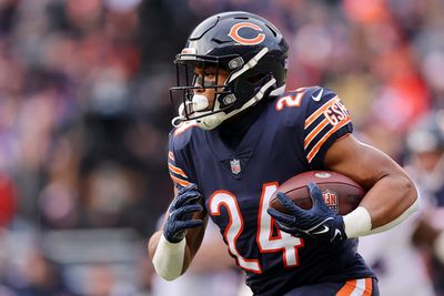 Bears RB Khalil Herbert responds to David Montgomery’s no fun comments