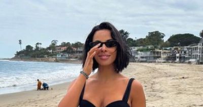 Rochelle Humes shows off abs in black bra and jeans combo amid 'new chapter' after Holly Willoughby 'snub'