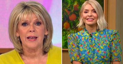 Ruth Langsford accused of snubbing 'nemesis' Holly Willoughby in live This Morning link