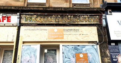 Ghost sign for Glasgow's original Queens Cafe uncovered during refit