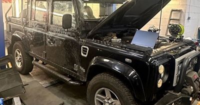 Stolen and put on false plates - this Land Rover has been returned to its owner a YEAR on