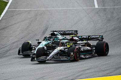 Aston Martin surprised by Mercedes F1 "rocket ship" in Spanish GP