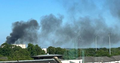 Major Glasgow fire in recycling centre near Celtic Park as plumes of smoke seen billowing by stadium
