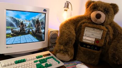 Pentium III Computer Rocks Teddy Bear Case