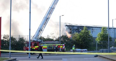 Huge fire breaks out in Glasgow's east end as public told to 'avoid area'