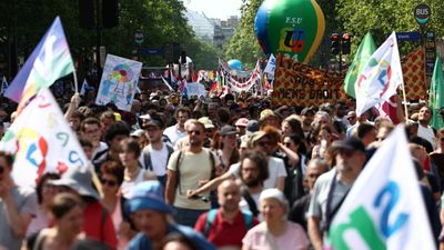 French pension reform protests falter despite anger