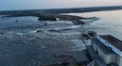 Thousands face evacuation after destruction of huge Ukraine dam blamed on Russian forces