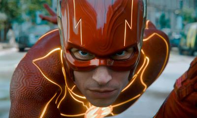 The Flash review – Ezra Miller’s doppelganger-superhero is a gurning, smirking mess