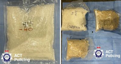 Alleged 'drug mule' stopped with $3.5m worth of meth bound for ACT: police