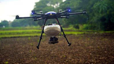 Rythu Bharosa Kendras in A.P. to be equipped with pesticide spraying drones from July