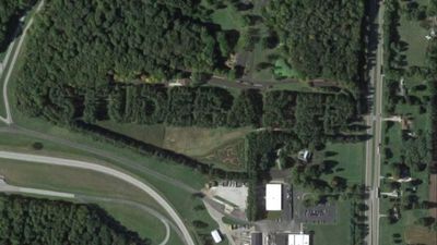 Studebaker Spelled Out In Trees Still Visible By Air In Northern Indiana