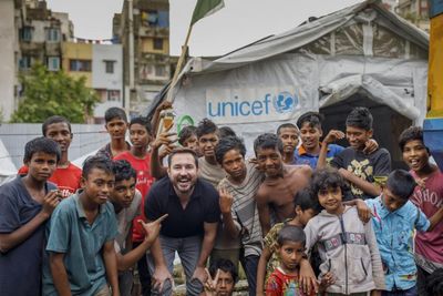 Martin Compston shares emotional diary of trip to Bangladesh for Soccer Aid