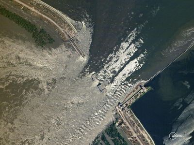 Massive destruction after Ukraine dam collapse revealed in new satellite images