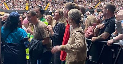 Bear Grylls spotted celebrating birthday at Coldplay concert in Cardiff