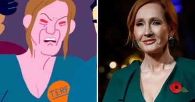 Oxfam deletes 'TERF' cartoon over JK Rowling fury as charity denies character was based on author