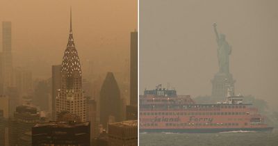 Air quality alert as New York 'choked' by 'unhealthy' smoke from Canadian wildfires