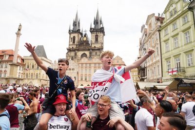 I might miss flight home if West Ham win European title, says fan in Prague