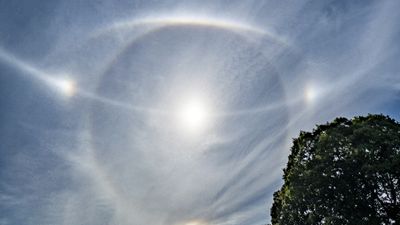 Ethereal 'halo' and light arcs around the sun captured in photos of ultra-rare phenomena