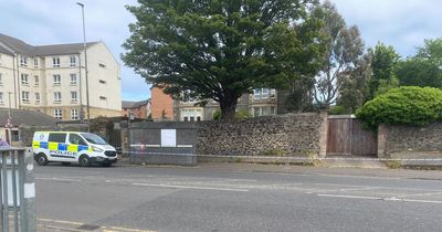 Edinburgh police tape off social club as officers spotted patrolling the area